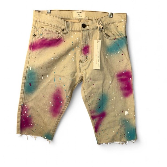 syndicate Other - Y2K syndicate Stylish Multicolor Jean Shorts
